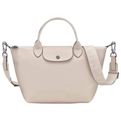 Le Pliage Xtra S 手提包 , 米白色 - 皮革